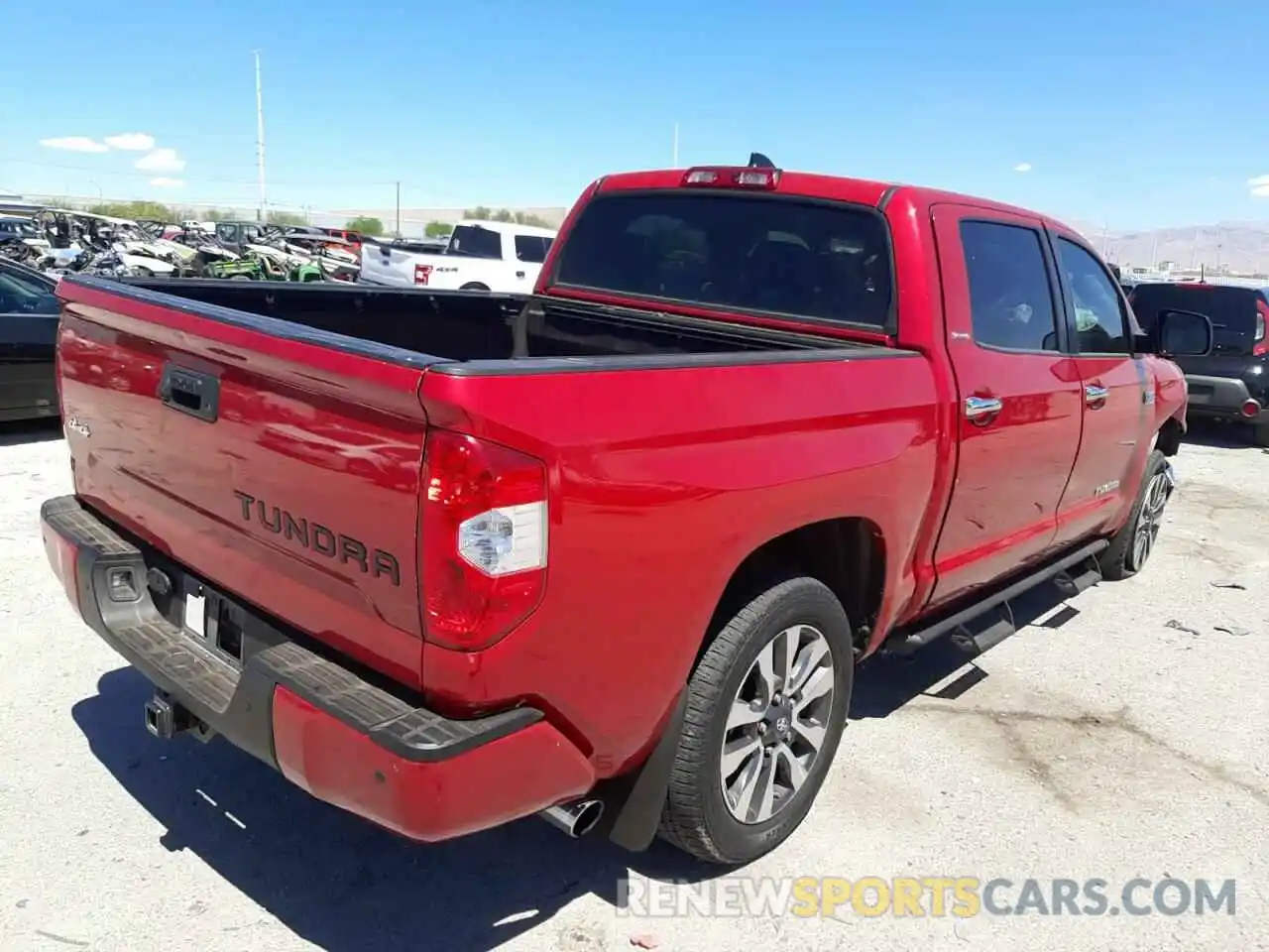 4 Photograph of a damaged car 5TFHY5F13LX912027 TOYOTA TUNDRA 2020