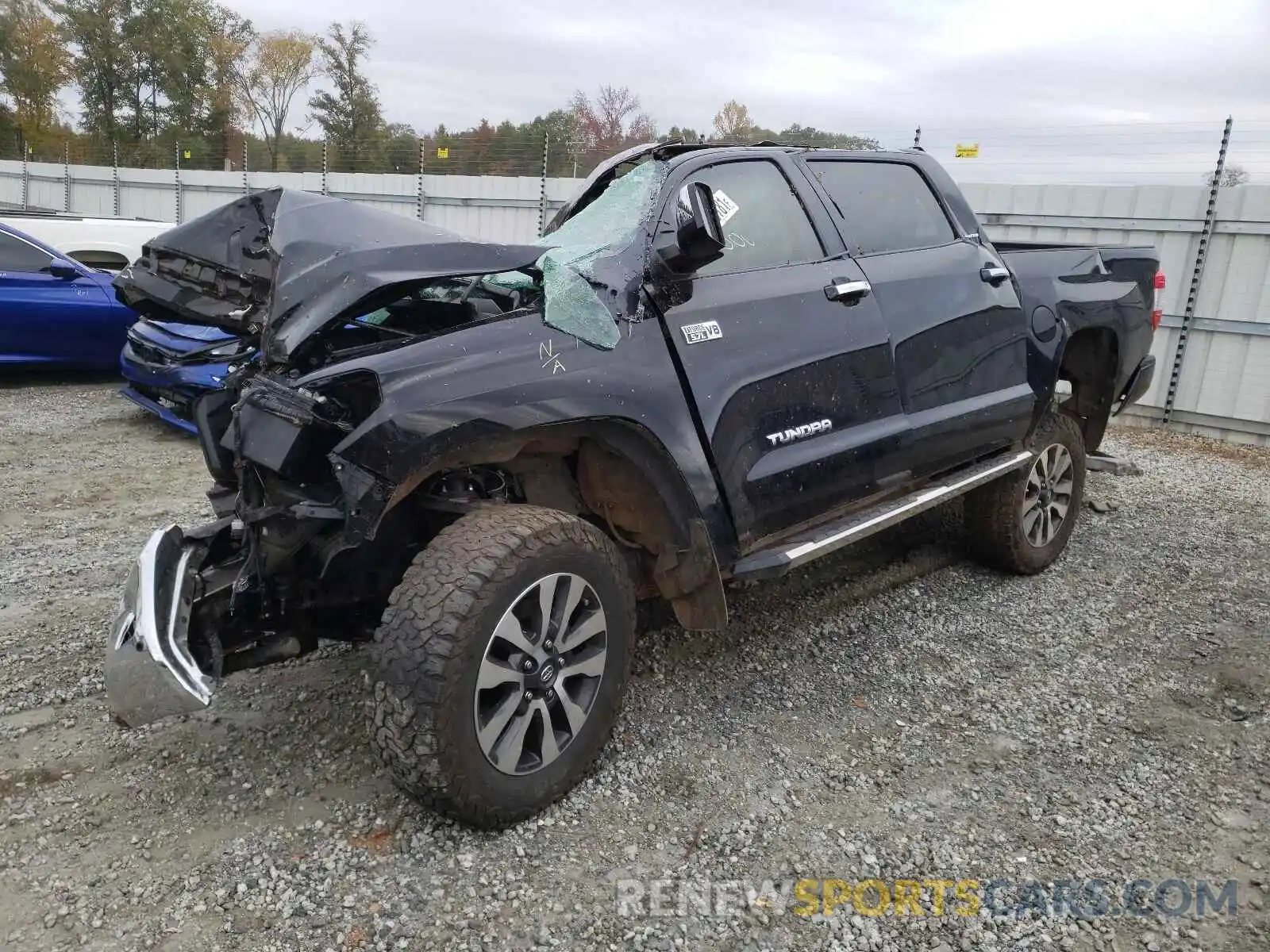 2 Photograph of a damaged car 5TFHY5F14LX880639 TOYOTA TUNDRA 2020