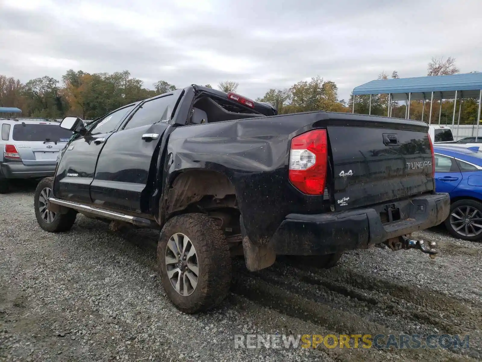 3 Photograph of a damaged car 5TFHY5F14LX880639 TOYOTA TUNDRA 2020