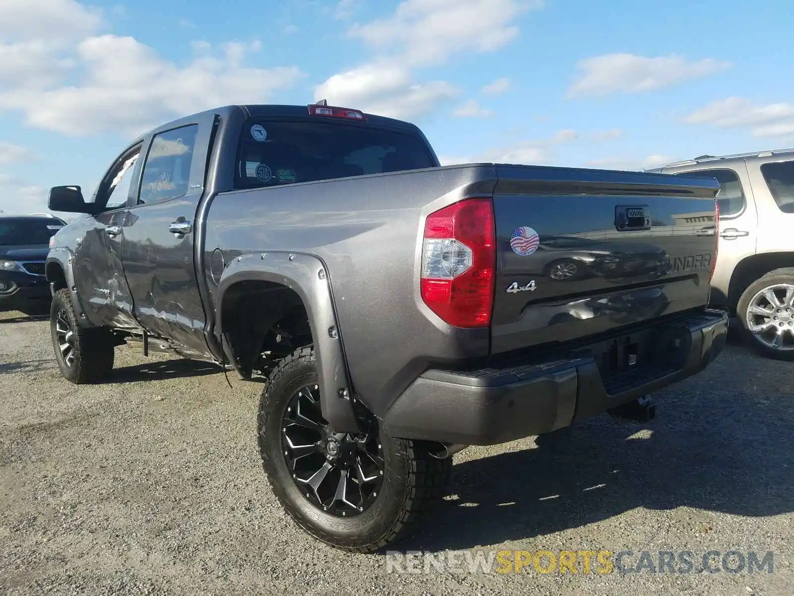 3 Photograph of a damaged car 5TFHY5F14LX885954 TOYOTA TUNDRA 2020