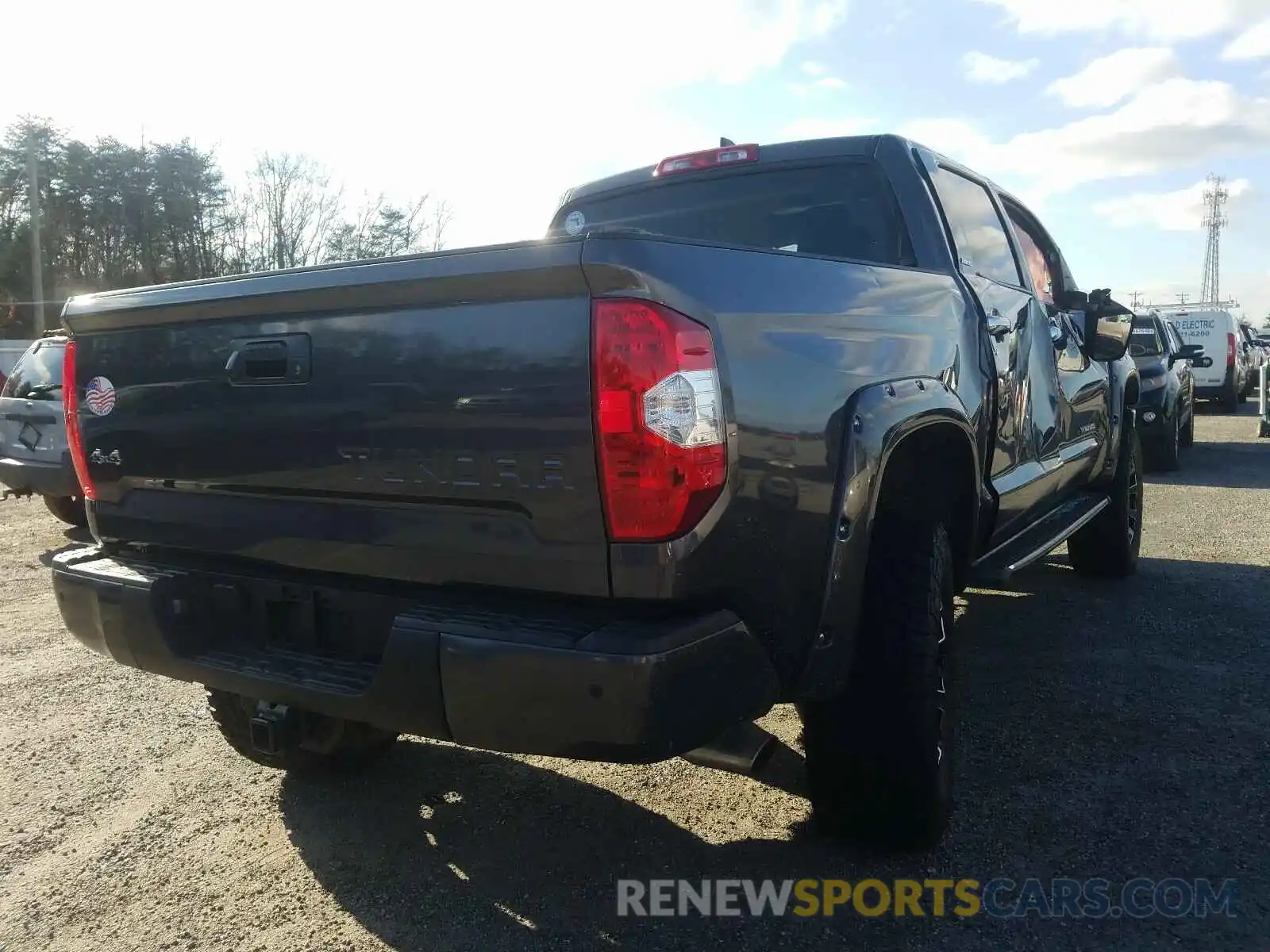 4 Photograph of a damaged car 5TFHY5F14LX885954 TOYOTA TUNDRA 2020