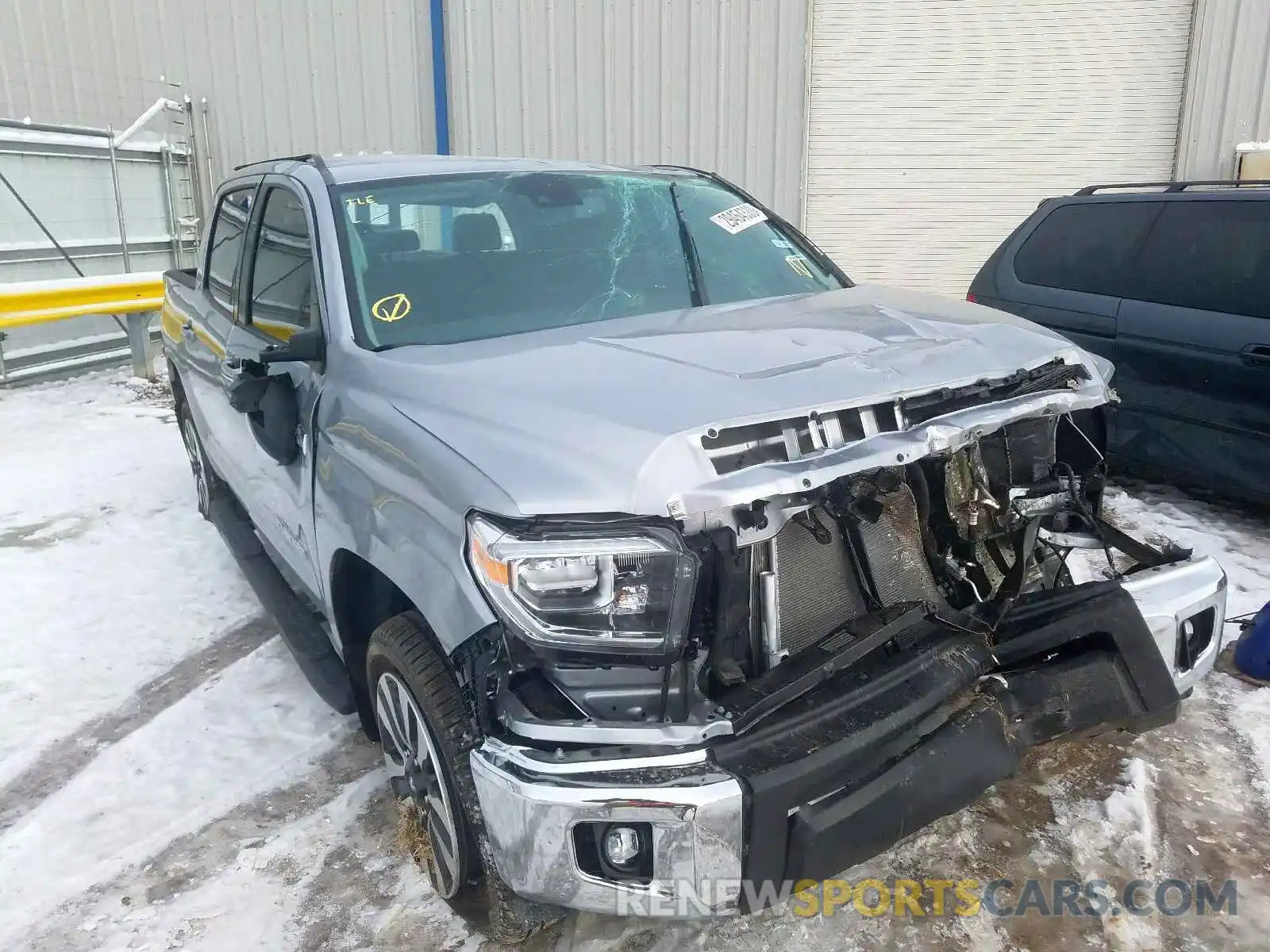 1 Photograph of a damaged car 5TFHY5F14LX886571 TOYOTA TUNDRA 2020