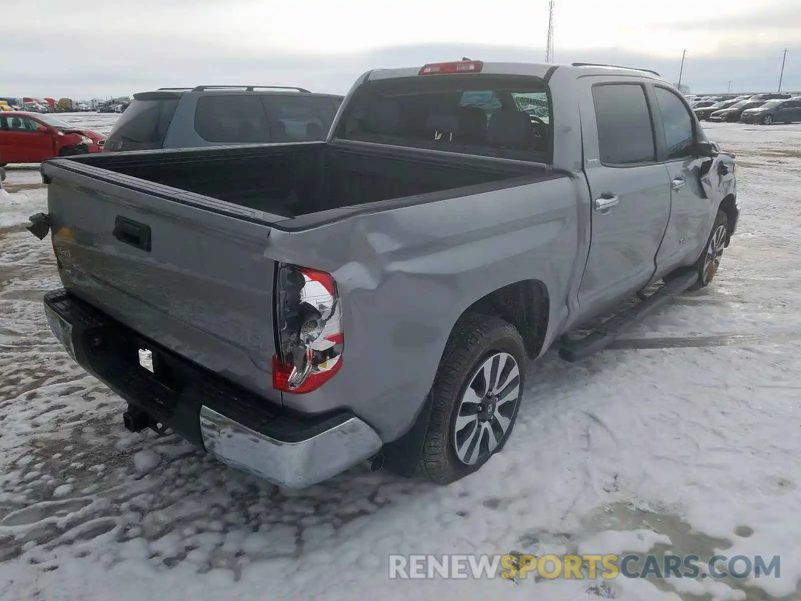 4 Photograph of a damaged car 5TFHY5F14LX886571 TOYOTA TUNDRA 2020