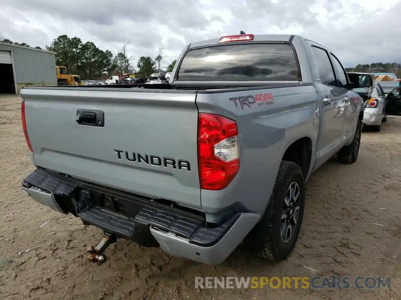 4 Photograph of a damaged car 5TFHY5F14LX907760 TOYOTA TUNDRA 2020