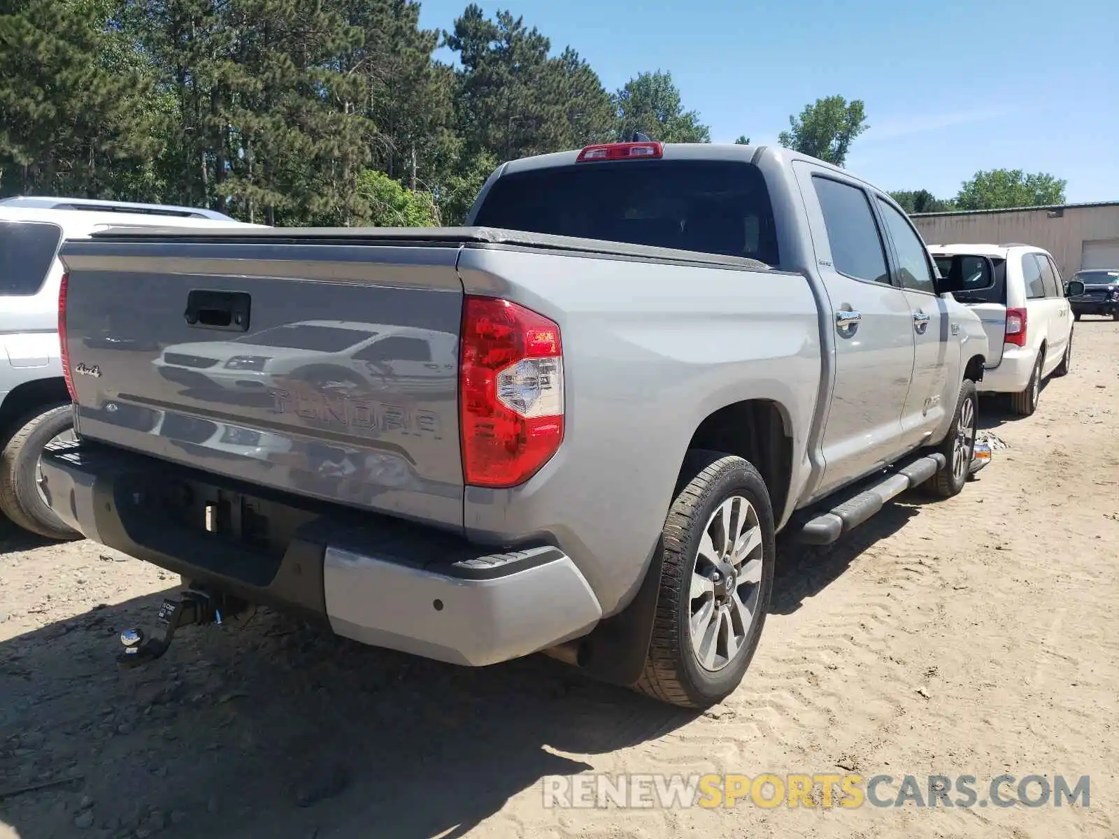 4 Photograph of a damaged car 5TFHY5F14LX935641 TOYOTA TUNDRA 2020