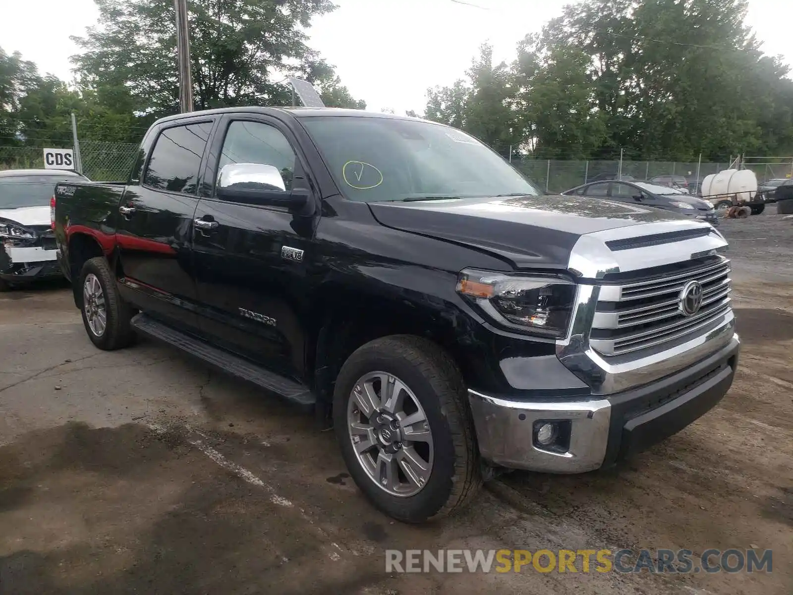 1 Photograph of a damaged car 5TFHY5F14LX937003 TOYOTA TUNDRA 2020