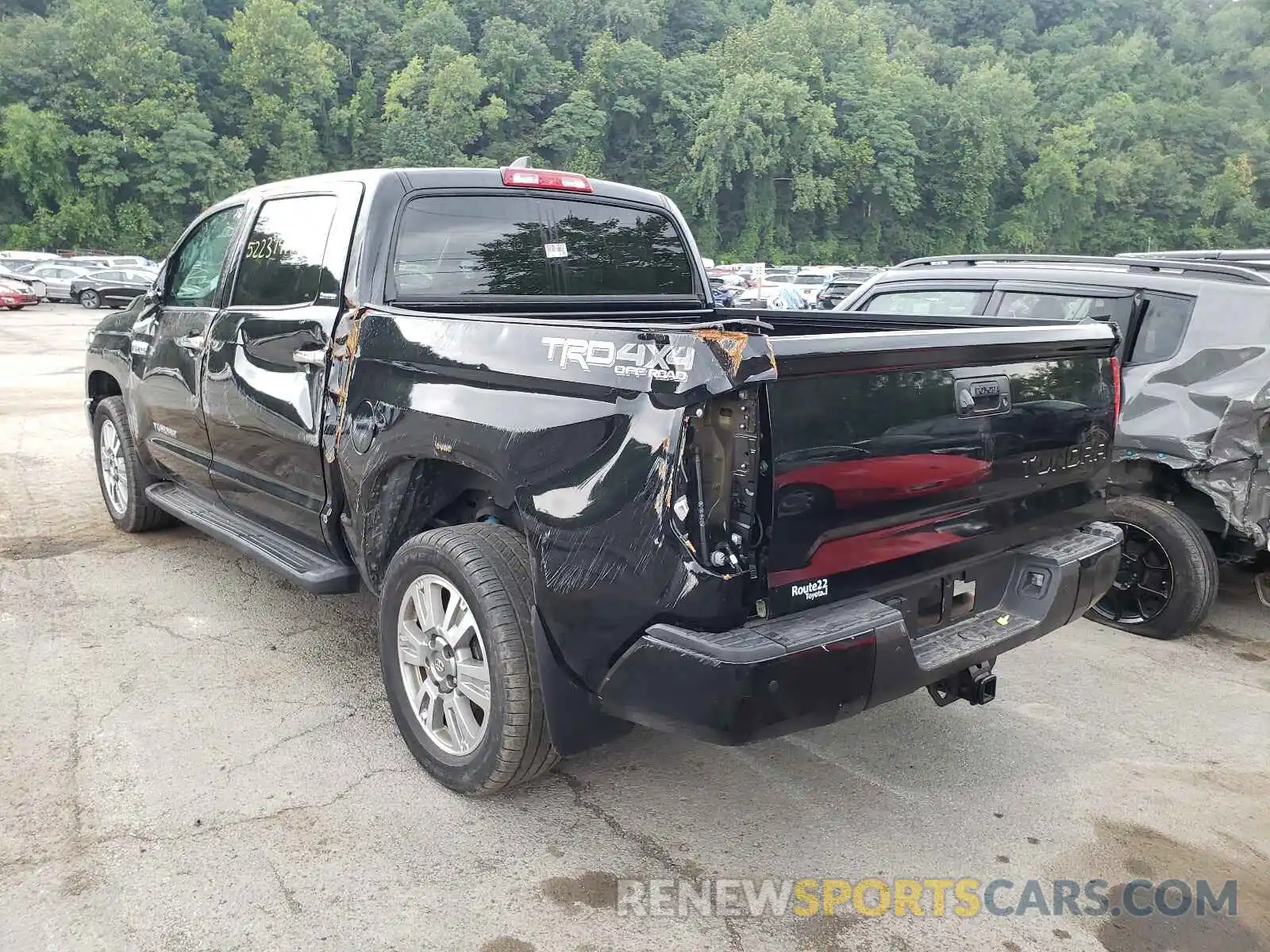 3 Photograph of a damaged car 5TFHY5F14LX937003 TOYOTA TUNDRA 2020