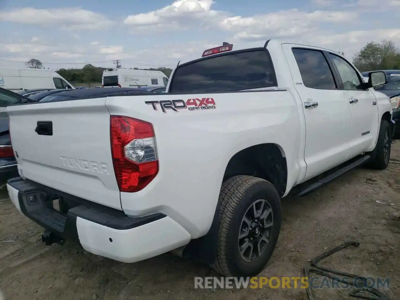 4 Фотография поврежденного автомобиля 5TFHY5F14LX937891 TOYOTA TUNDRA 2020