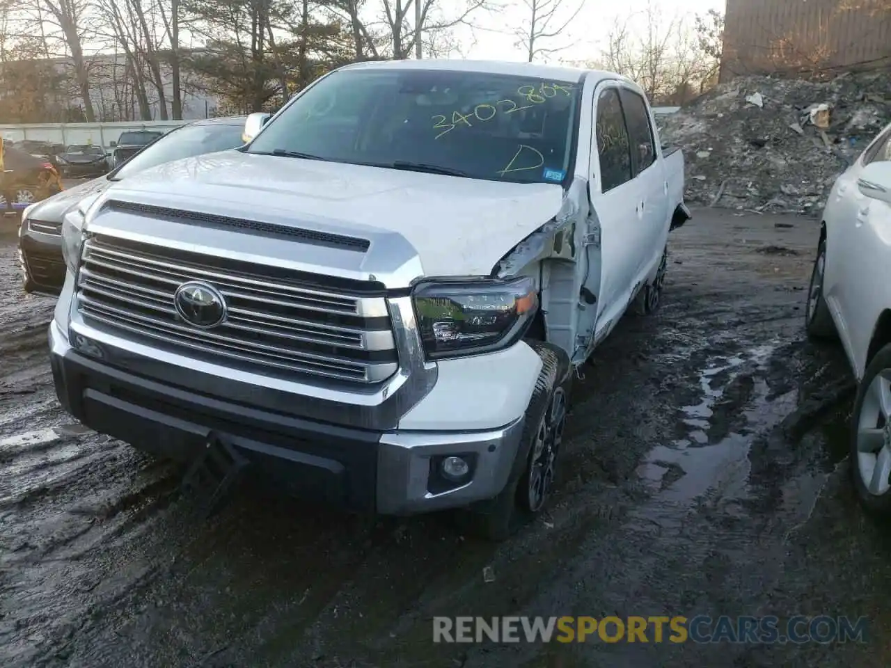 9 Photograph of a damaged car 5TFHY5F15LX895036 TOYOTA TUNDRA 2020