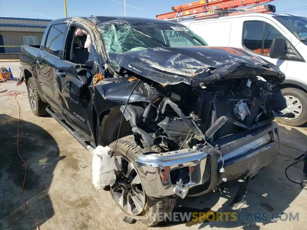 1 Photograph of a damaged car 5TFHY5F15LX917715 TOYOTA TUNDRA 2020