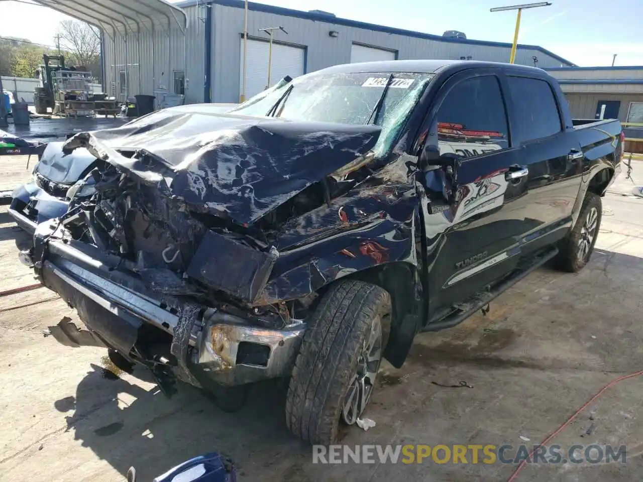 2 Photograph of a damaged car 5TFHY5F15LX917715 TOYOTA TUNDRA 2020