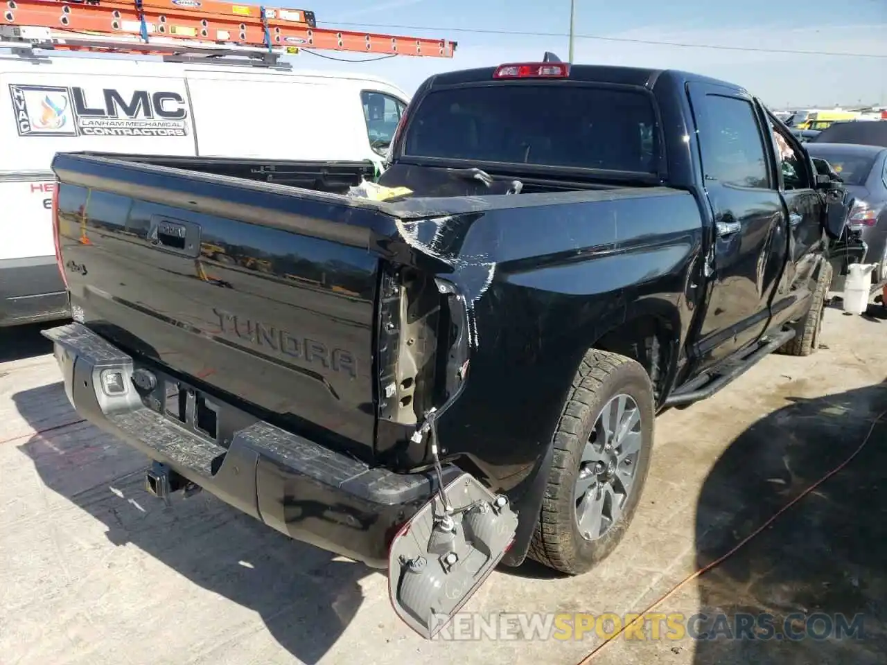 4 Photograph of a damaged car 5TFHY5F15LX917715 TOYOTA TUNDRA 2020