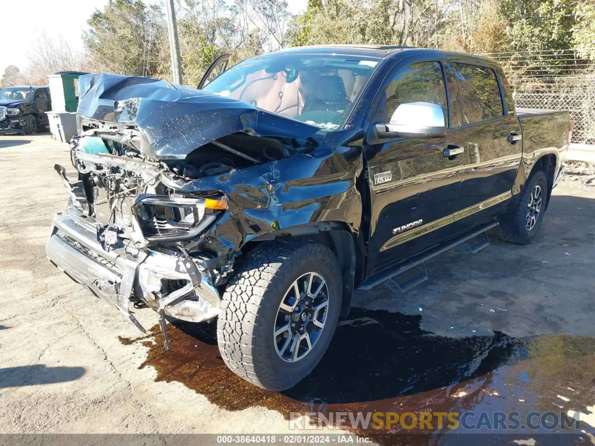 2 Photograph of a damaged car 5TFHY5F15LX922333 TOYOTA TUNDRA 2020