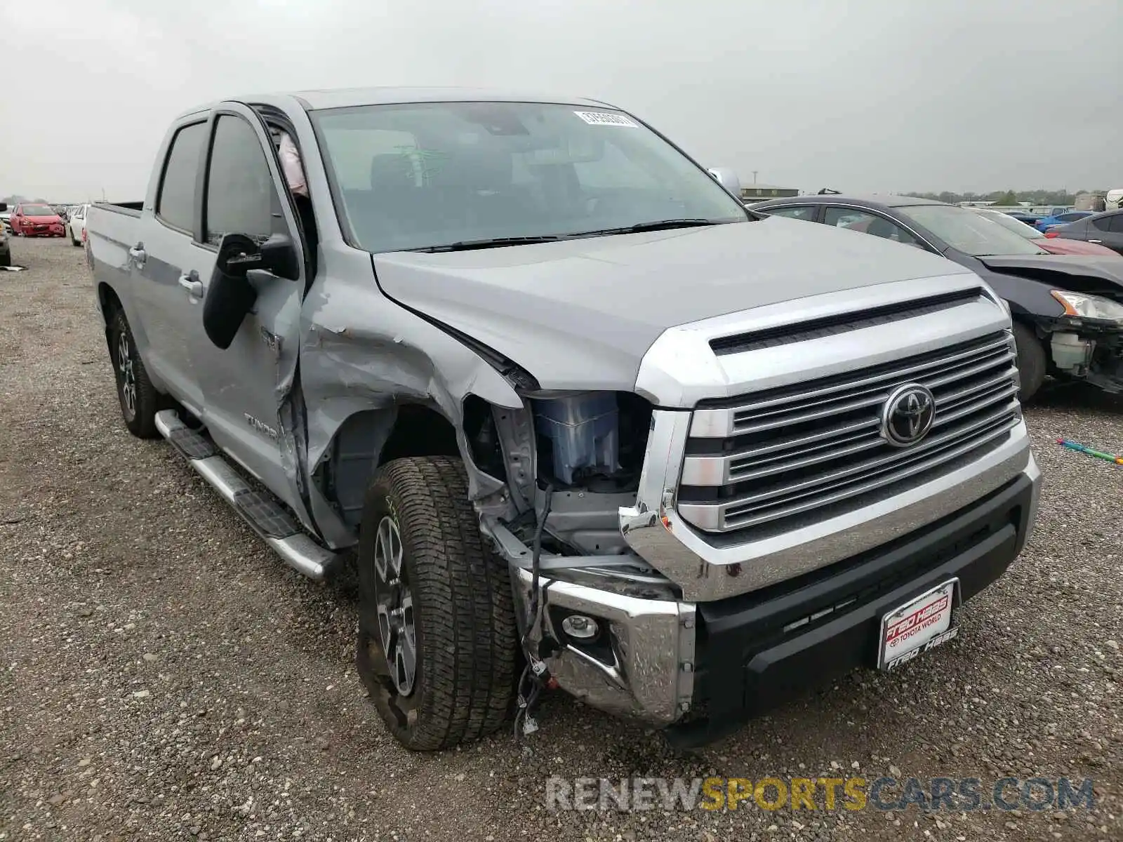 1 Photograph of a damaged car 5TFHY5F15LX937978 TOYOTA TUNDRA 2020