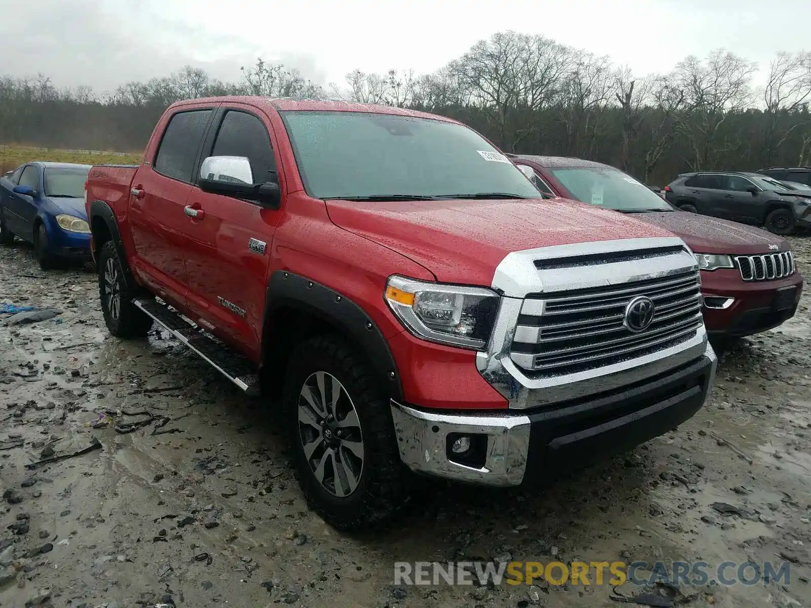 1 Photograph of a damaged car 5TFHY5F15LX953520 TOYOTA TUNDRA 2020