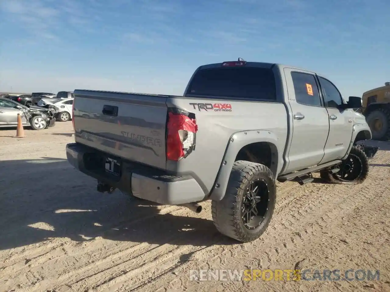 4 Photograph of a damaged car 5TFHY5F16LX881632 TOYOTA TUNDRA 2020