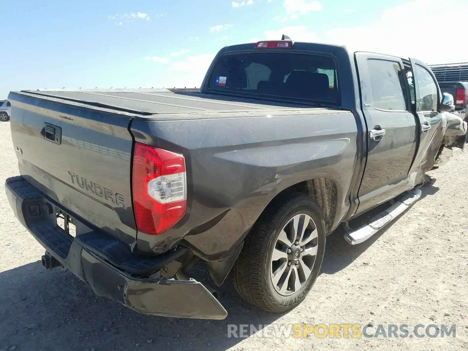 4 Photograph of a damaged car 5TFHY5F16LX888869 TOYOTA TUNDRA 2020