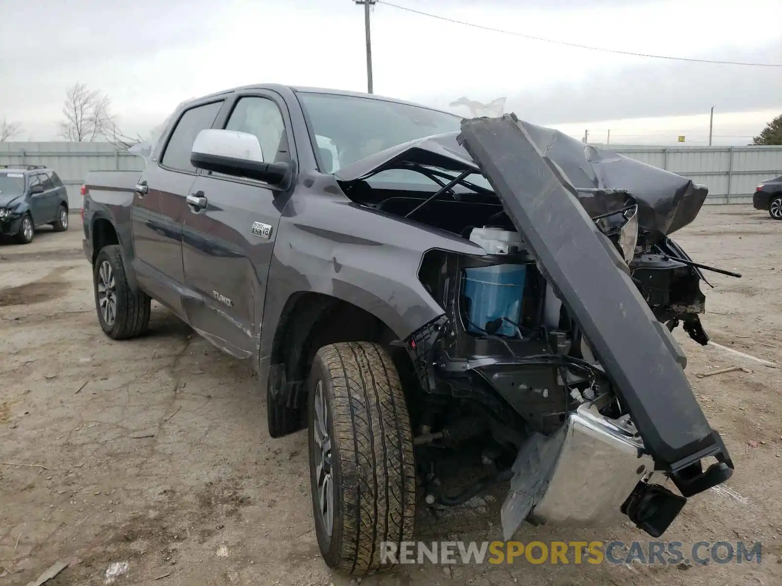 1 Photograph of a damaged car 5TFHY5F16LX920218 TOYOTA TUNDRA 2020