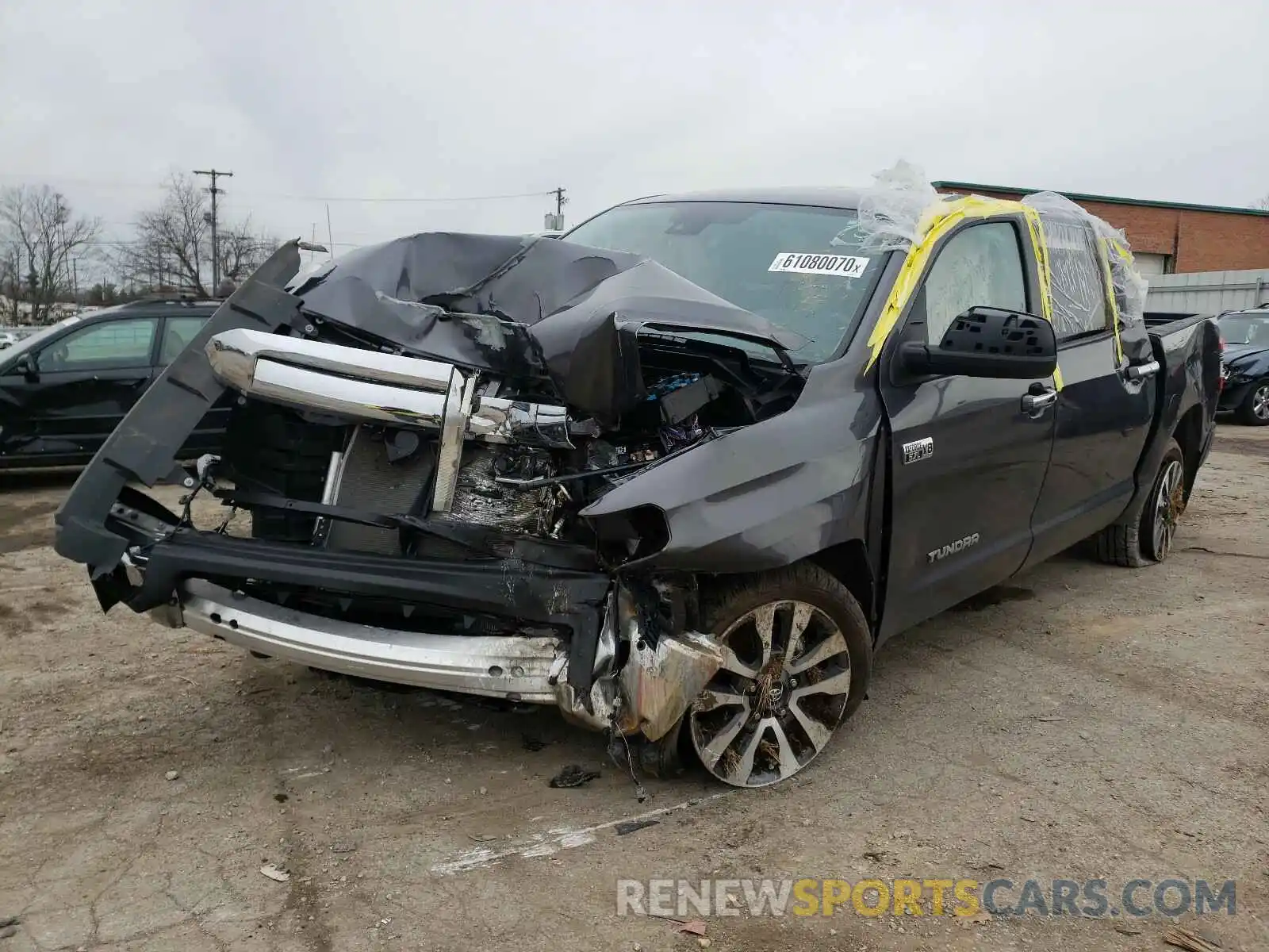 2 Photograph of a damaged car 5TFHY5F16LX920218 TOYOTA TUNDRA 2020