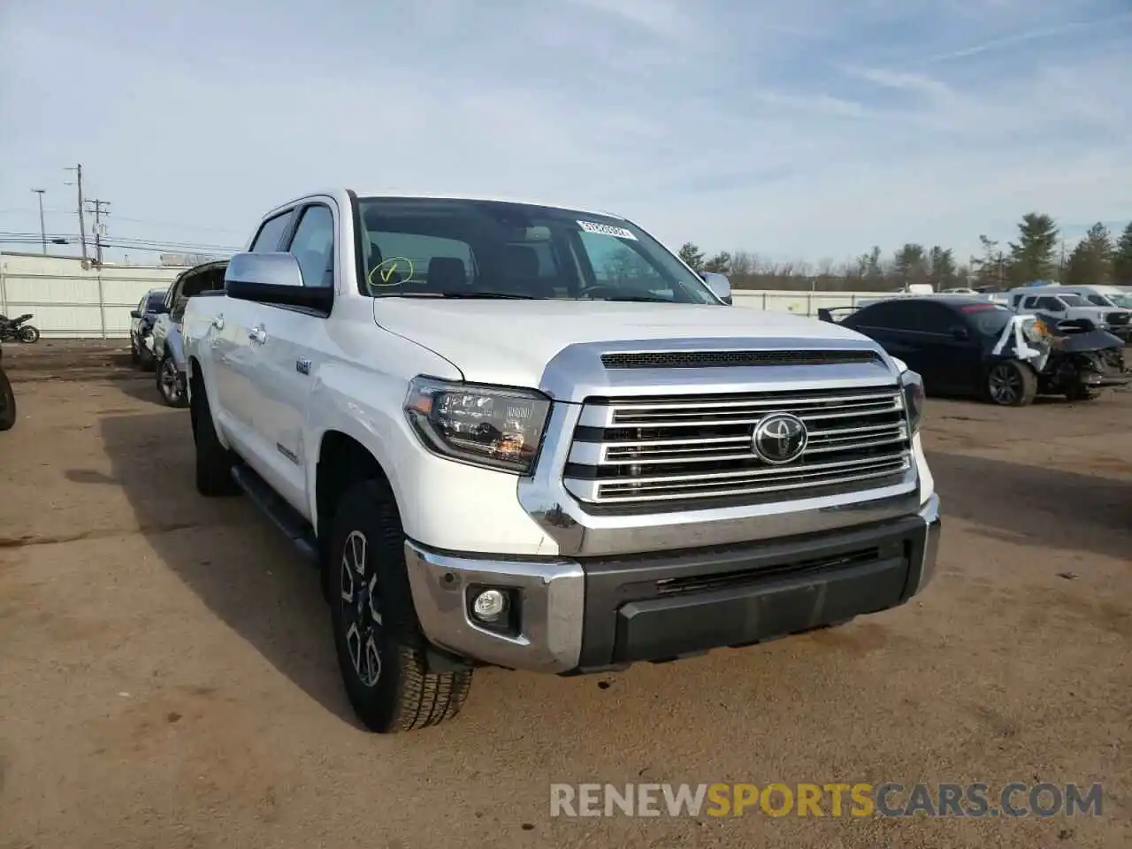 1 Photograph of a damaged car 5TFHY5F17LX875967 TOYOTA TUNDRA 2020