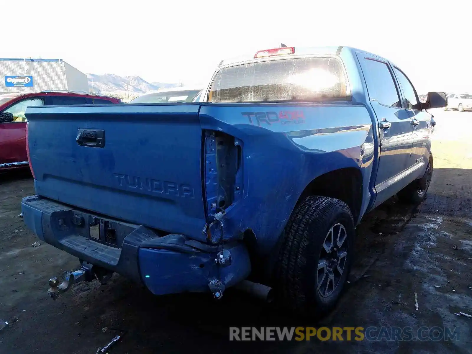 4 Photograph of a damaged car 5TFHY5F17LX881882 TOYOTA TUNDRA 2020