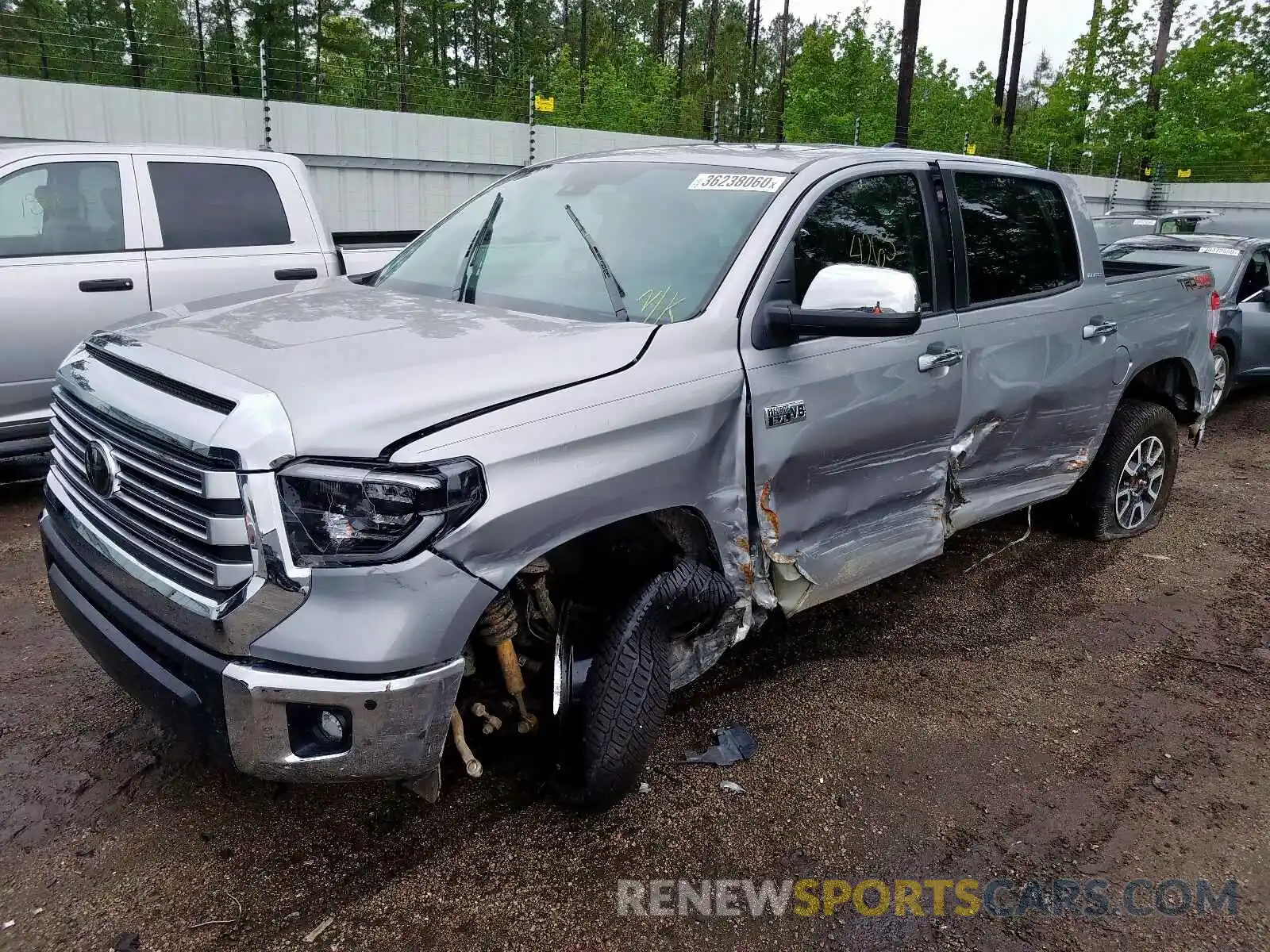 2 Photograph of a damaged car 5TFHY5F17LX895829 TOYOTA TUNDRA 2020