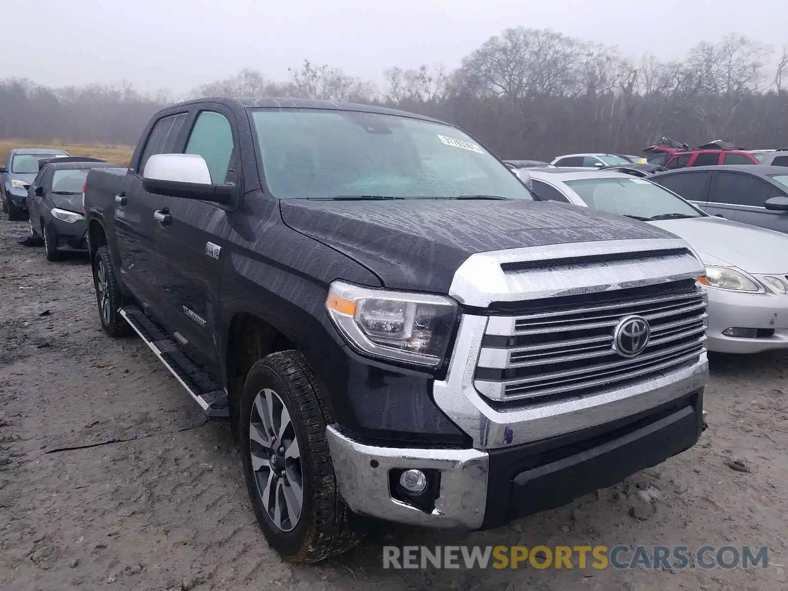 1 Photograph of a damaged car 5TFHY5F17LX919613 TOYOTA TUNDRA 2020