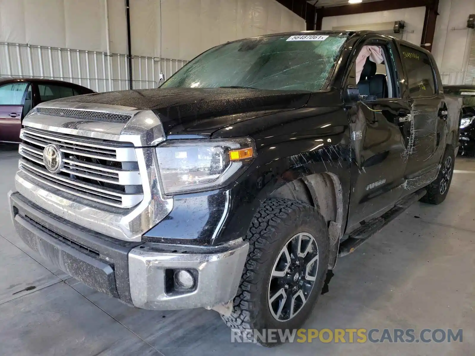 2 Photograph of a damaged car 5TFHY5F17LX924181 TOYOTA TUNDRA 2020