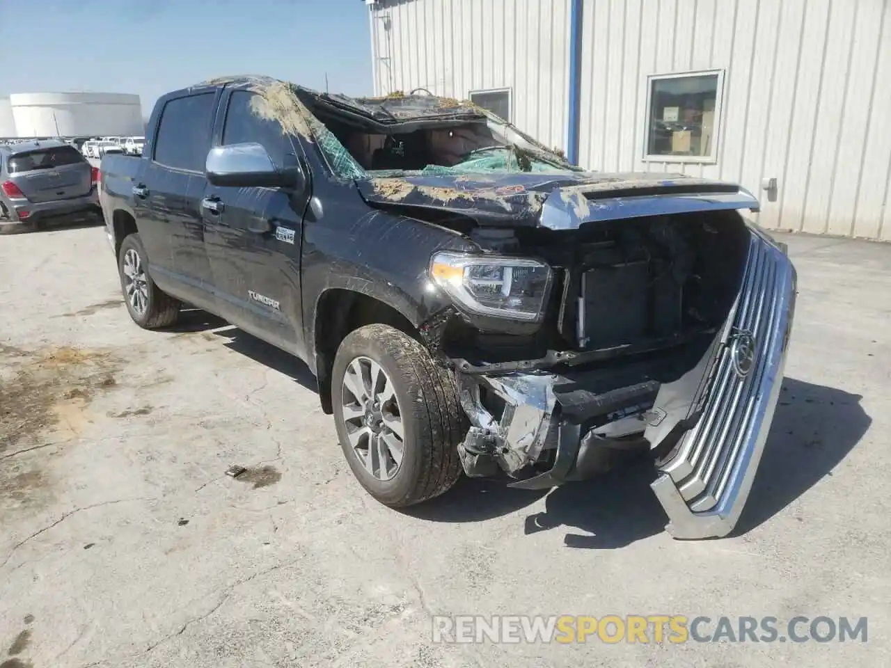 1 Photograph of a damaged car 5TFHY5F17LX925511 TOYOTA TUNDRA 2020