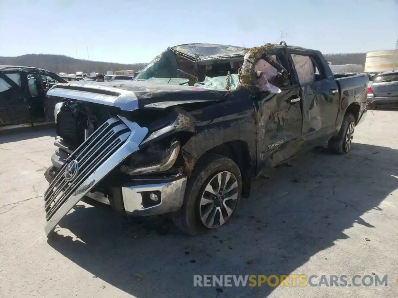 2 Photograph of a damaged car 5TFHY5F17LX925511 TOYOTA TUNDRA 2020