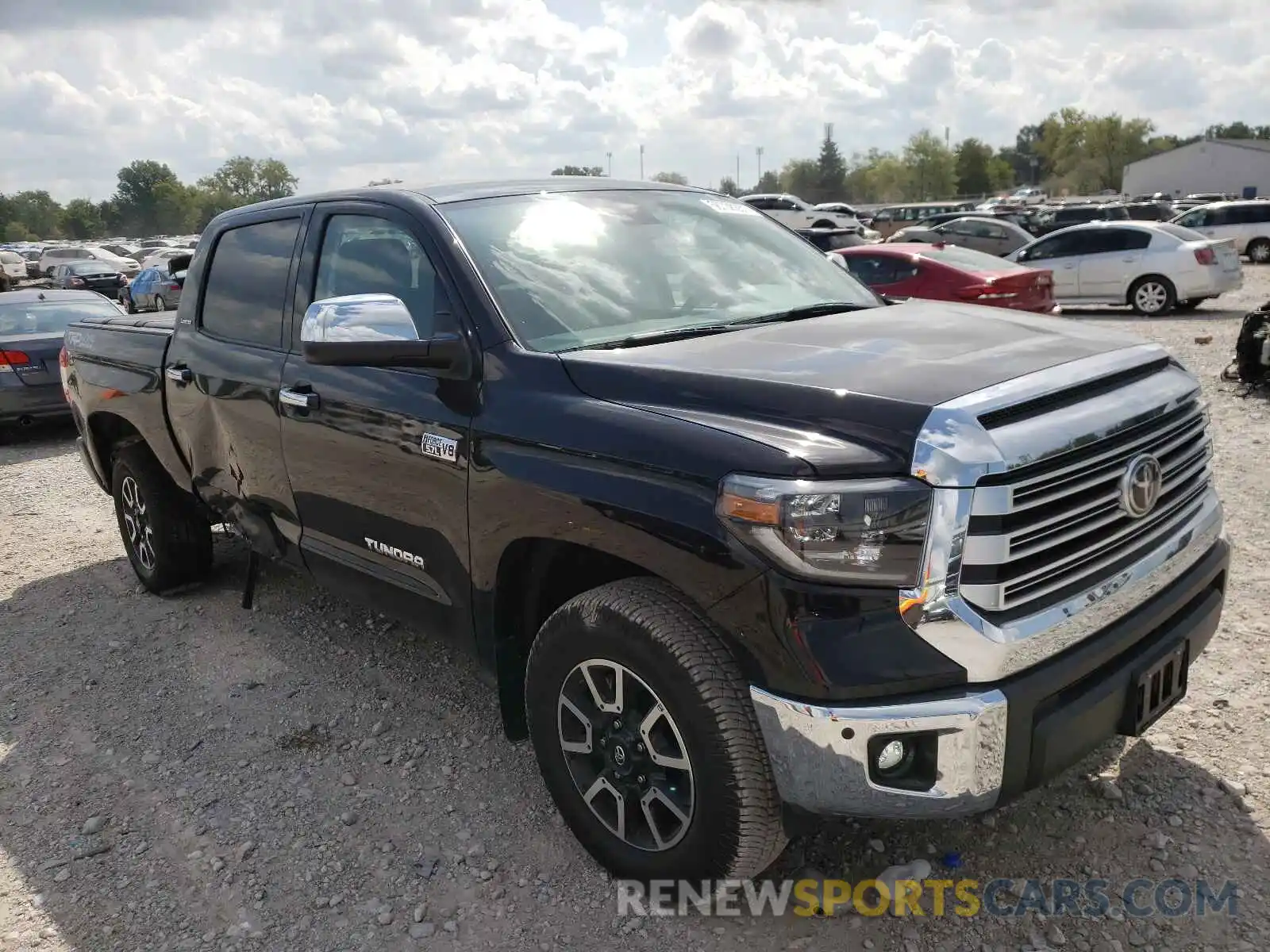 1 Photograph of a damaged car 5TFHY5F17LX948447 TOYOTA TUNDRA 2020