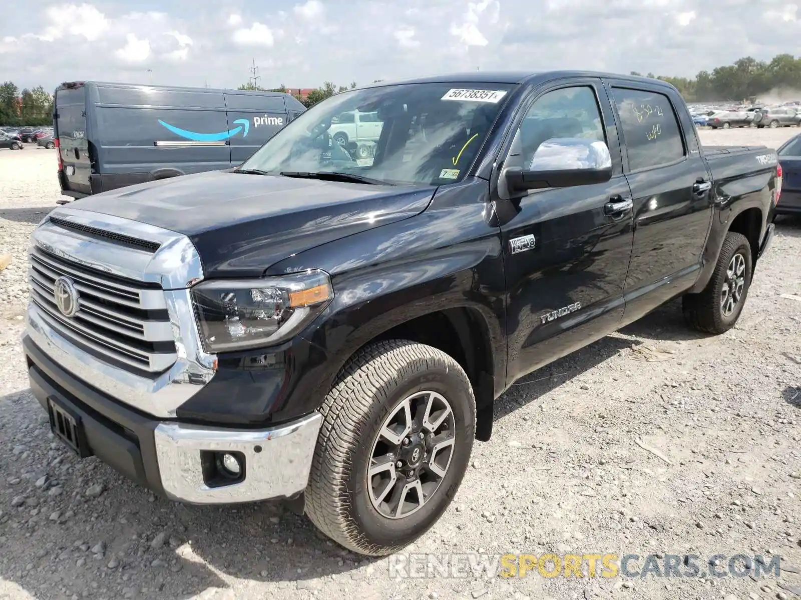 2 Photograph of a damaged car 5TFHY5F17LX948447 TOYOTA TUNDRA 2020