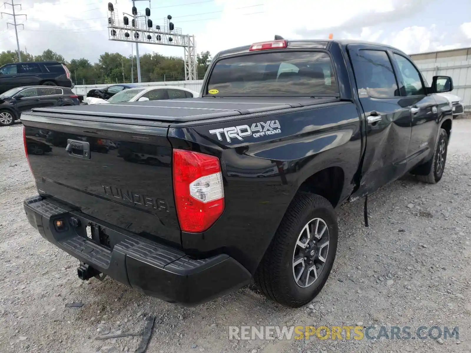 4 Photograph of a damaged car 5TFHY5F17LX948447 TOYOTA TUNDRA 2020