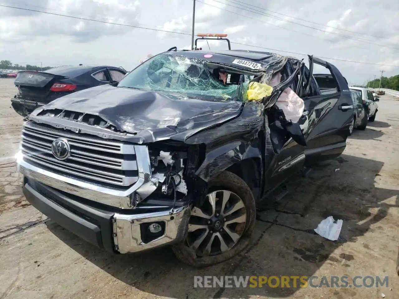 9 Photograph of a damaged car 5TFHY5F18LX898982 TOYOTA TUNDRA 2020