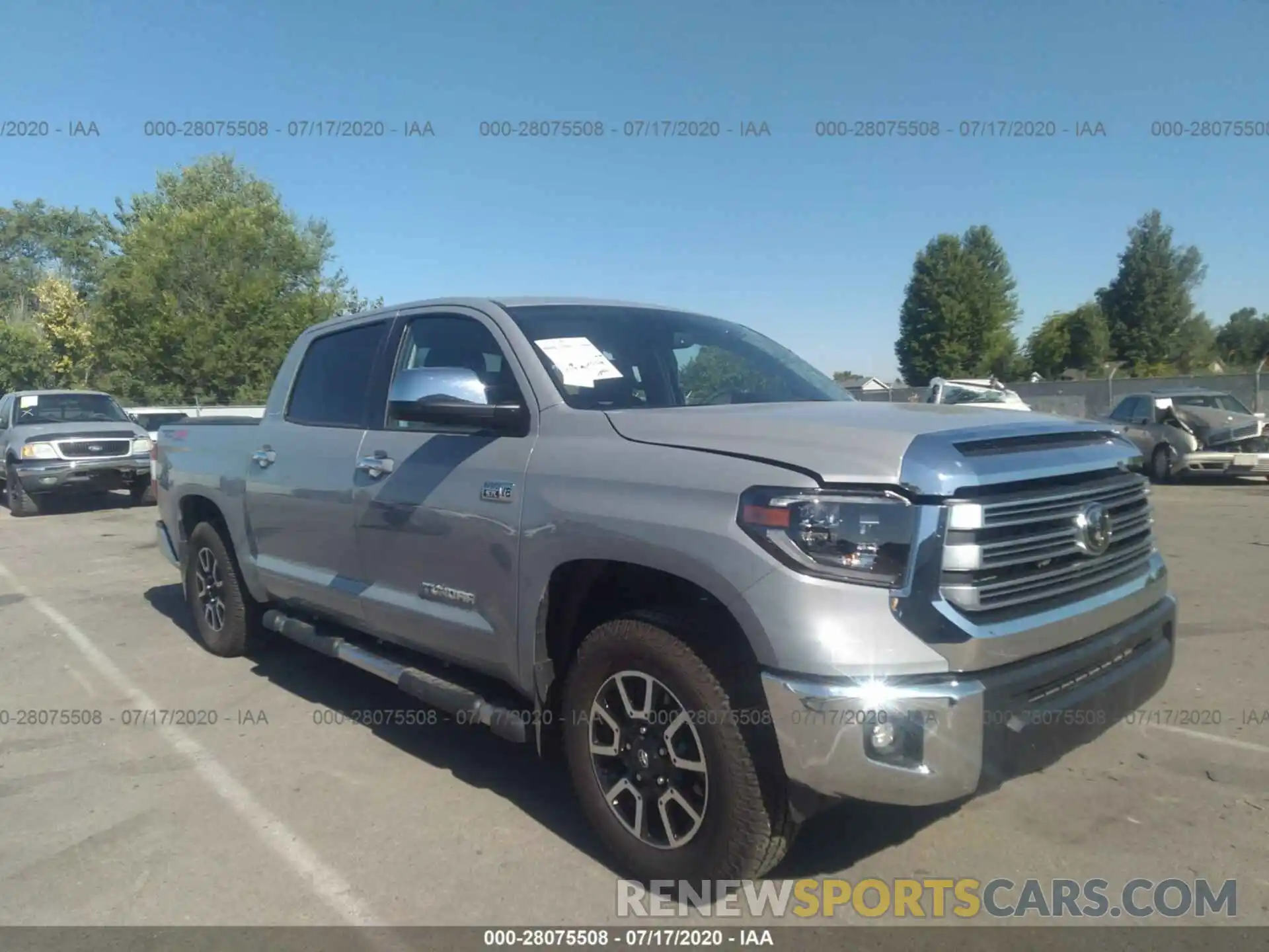 1 Photograph of a damaged car 5TFHY5F18LX918373 TOYOTA TUNDRA 2020