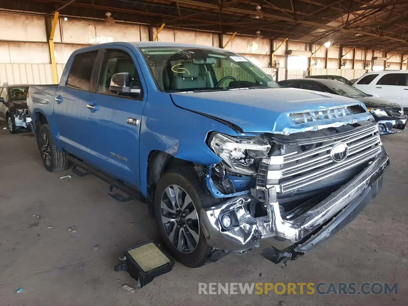 1 Photograph of a damaged car 5TFHY5F18LX918776 TOYOTA TUNDRA 2020