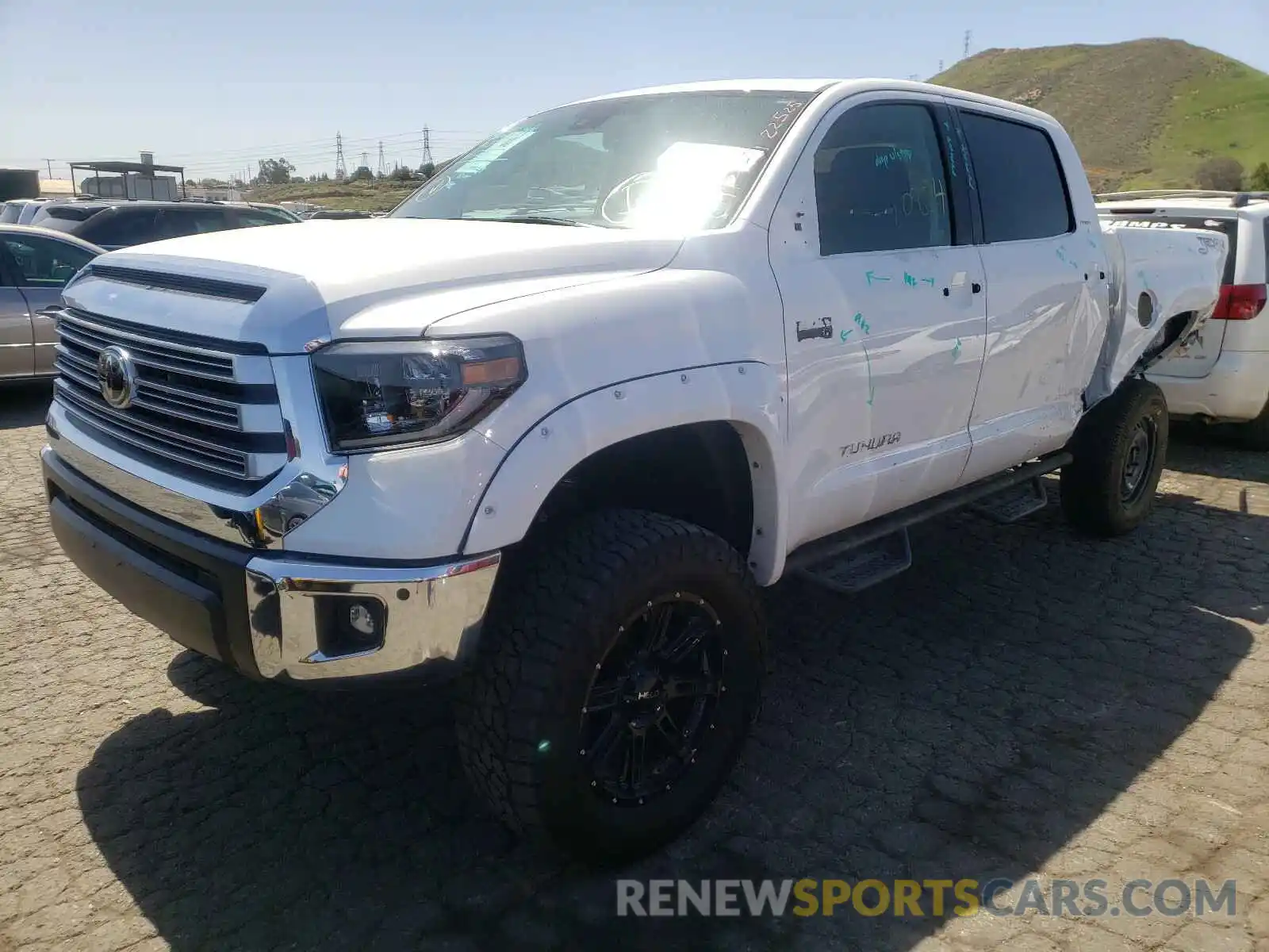 2 Photograph of a damaged car 5TFHY5F18LX926943 TOYOTA TUNDRA 2020