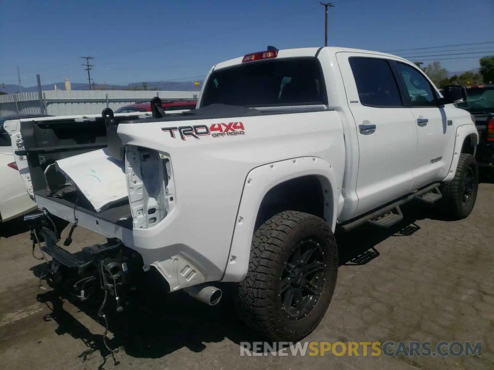 4 Photograph of a damaged car 5TFHY5F18LX926943 TOYOTA TUNDRA 2020