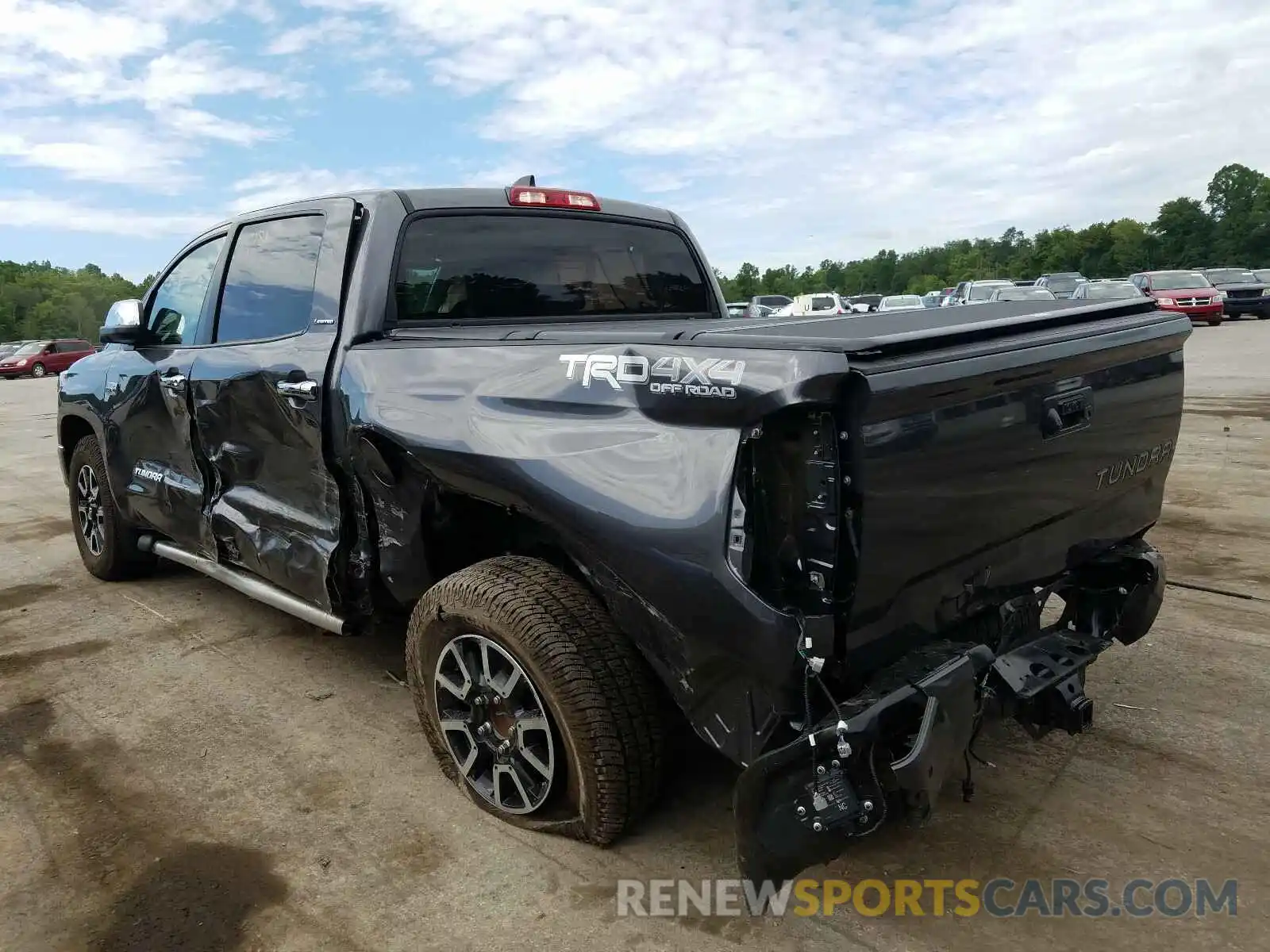 3 Photograph of a damaged car 5TFHY5F1XLX913613 TOYOTA TUNDRA 2020