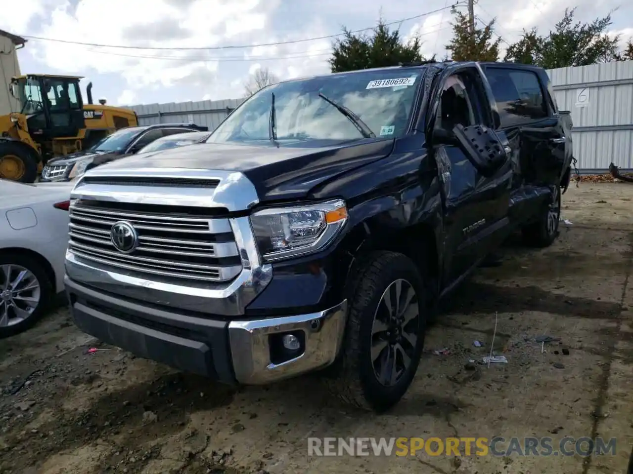 2 Photograph of a damaged car 5TFHY5F1XLX914549 TOYOTA TUNDRA 2020