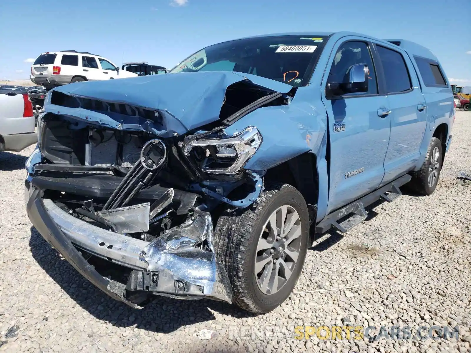 2 Photograph of a damaged car 5TFHY5F1XLX931352 TOYOTA TUNDRA 2020