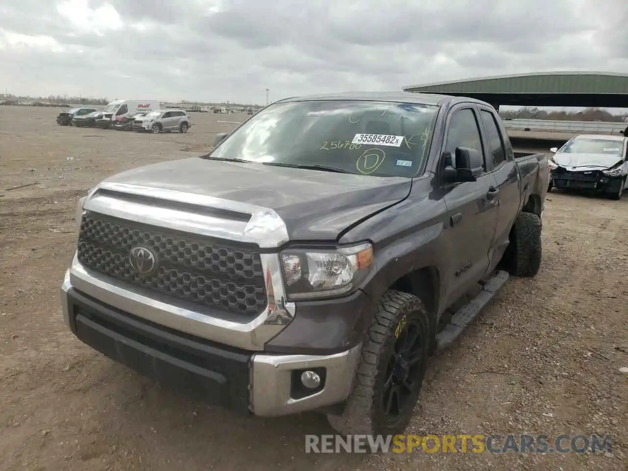 2 Photograph of a damaged car 5TFRY5F10LX256700 TOYOTA TUNDRA 2020