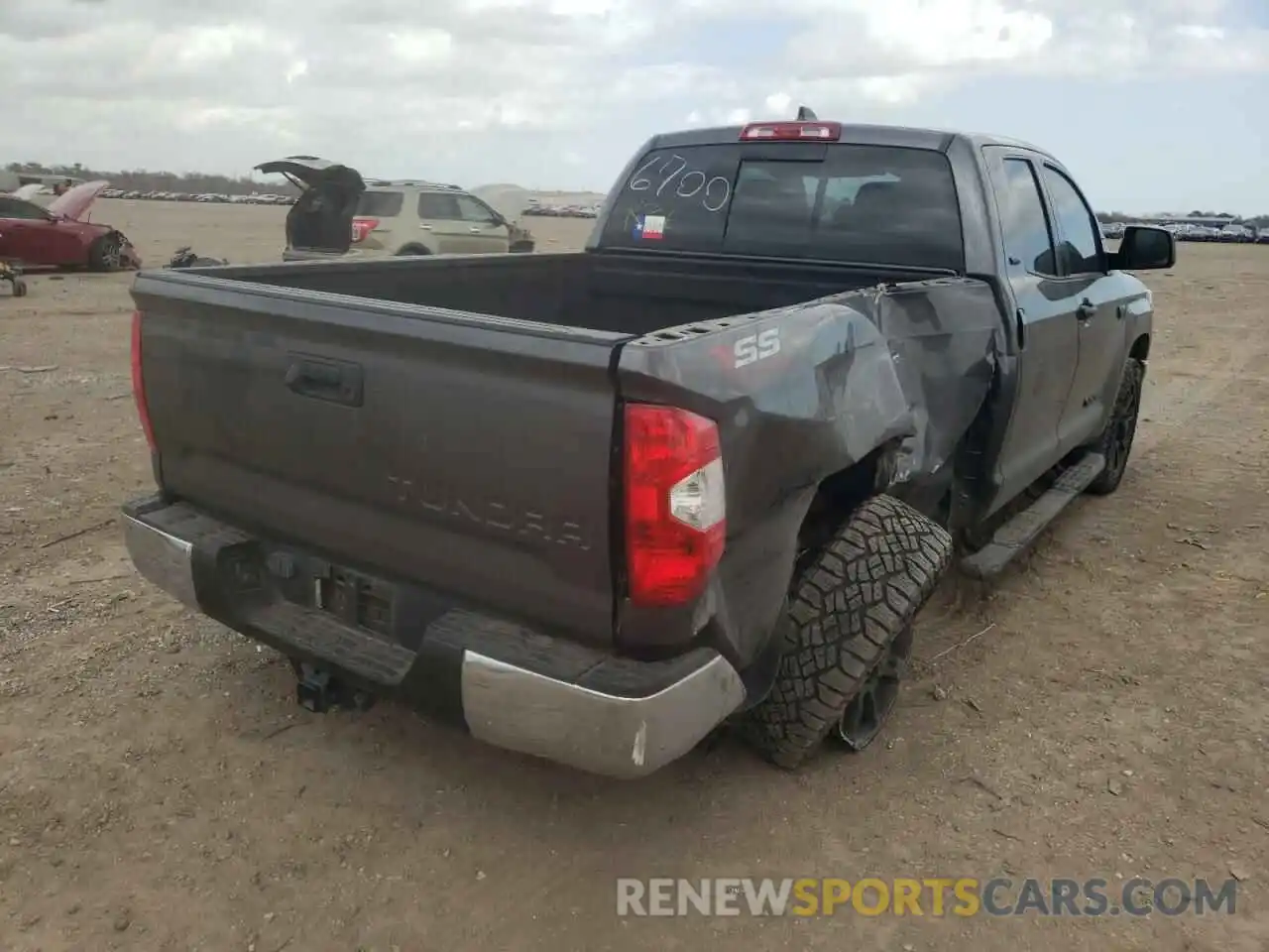 4 Photograph of a damaged car 5TFRY5F10LX256700 TOYOTA TUNDRA 2020