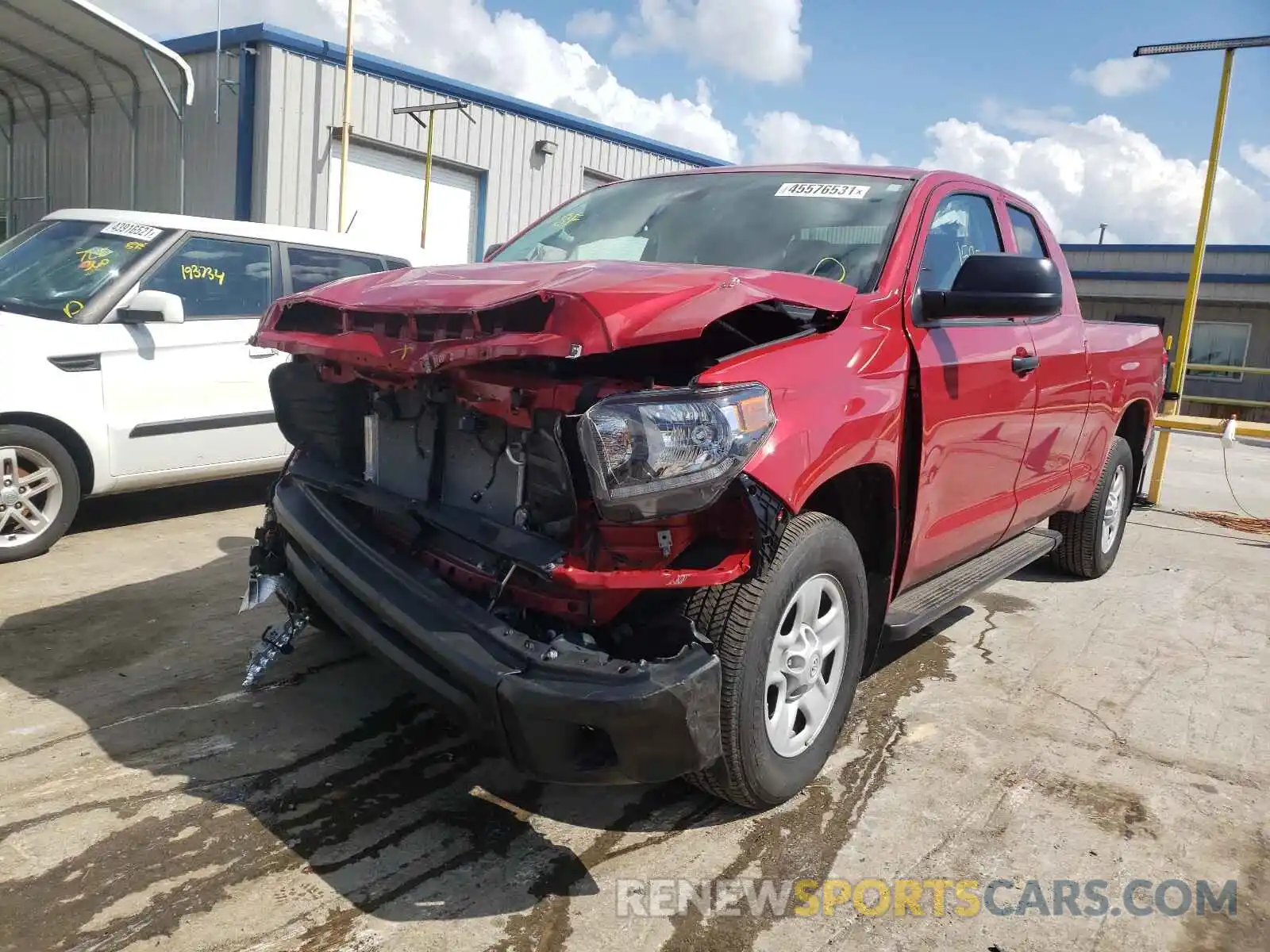 2 Photograph of a damaged car 5TFRY5F10LX267714 TOYOTA TUNDRA 2020