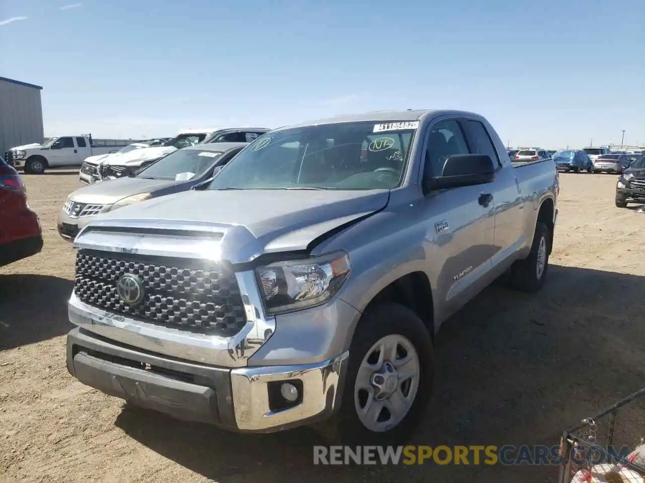 2 Photograph of a damaged car 5TFRY5F11LX264725 TOYOTA TUNDRA 2020