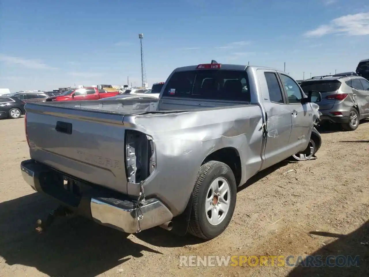 4 Photograph of a damaged car 5TFRY5F11LX264725 TOYOTA TUNDRA 2020