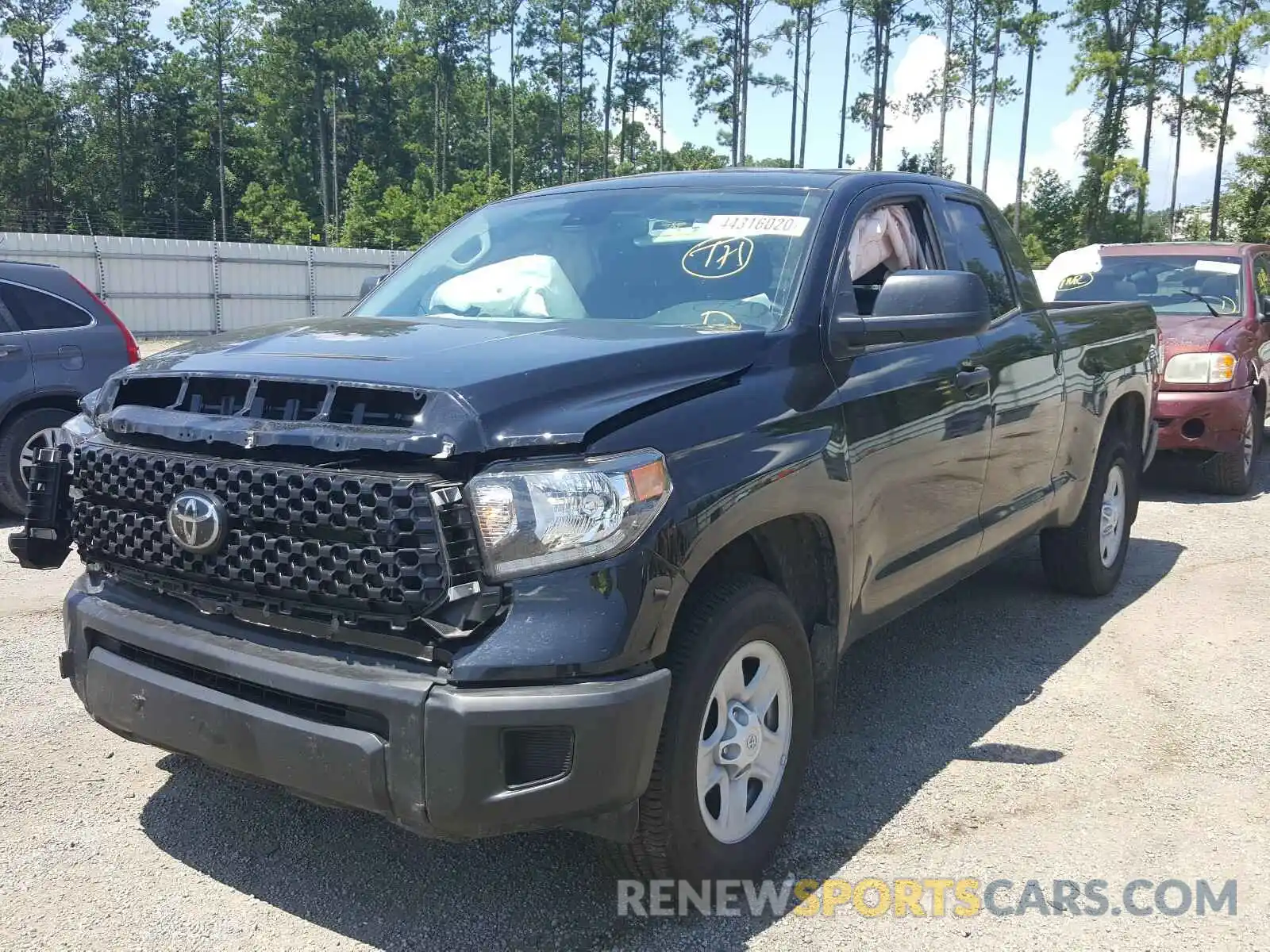 2 Photograph of a damaged car 5TFRY5F11LX266295 TOYOTA TUNDRA 2020