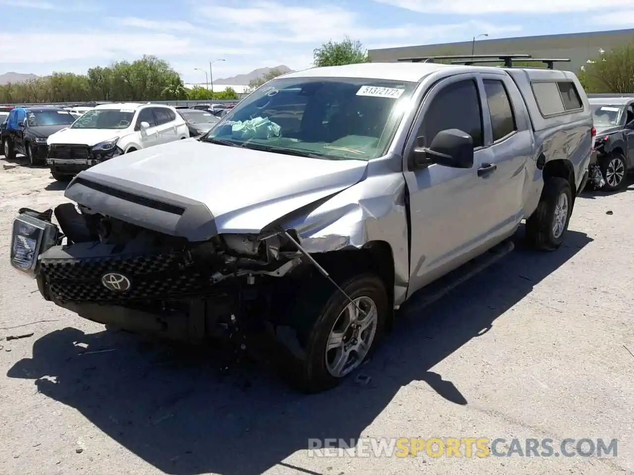 2 Photograph of a damaged car 5TFRY5F11LX268922 TOYOTA TUNDRA 2020