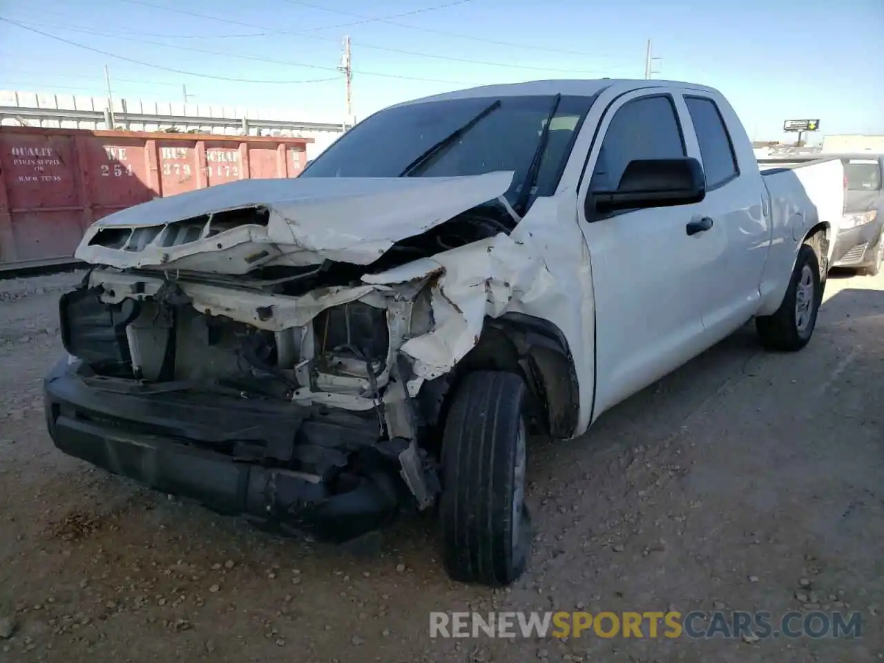 2 Photograph of a damaged car 5TFRY5F13LX258392 TOYOTA TUNDRA 2020