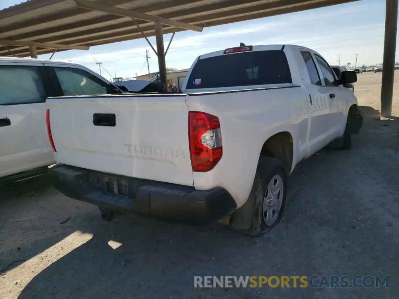 4 Photograph of a damaged car 5TFRY5F13LX258392 TOYOTA TUNDRA 2020